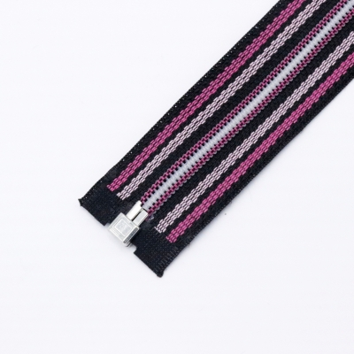 彩色布带-粉玫黑03