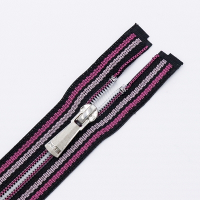 彩色布带-粉玫黑02